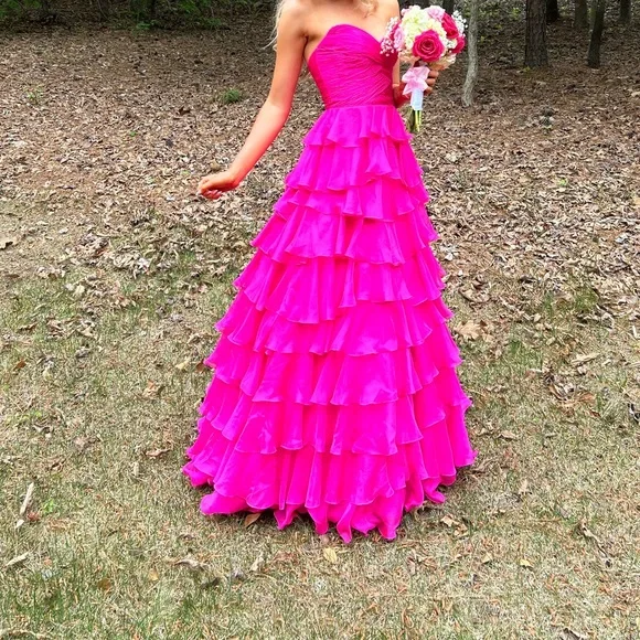 strapless open back dress Sherri Hill - 57556